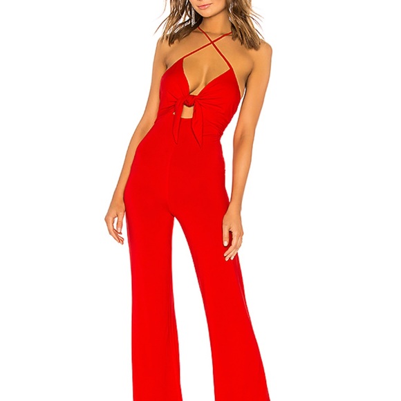 red jumpsuit revolve